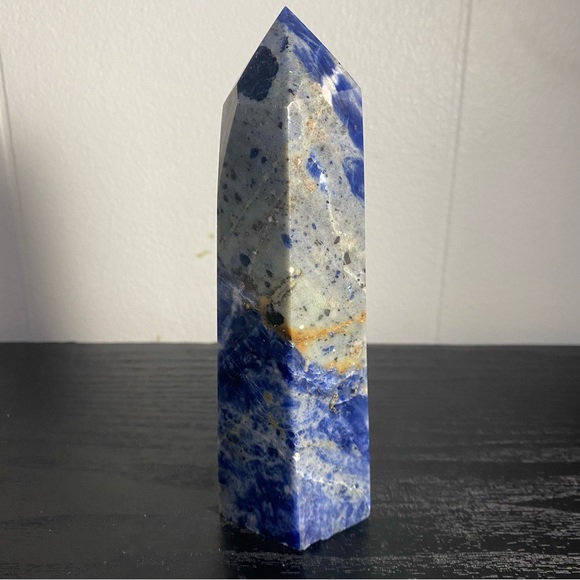 6 Inch Tall Sodalite Crystal Tower - Picture 3 of 7